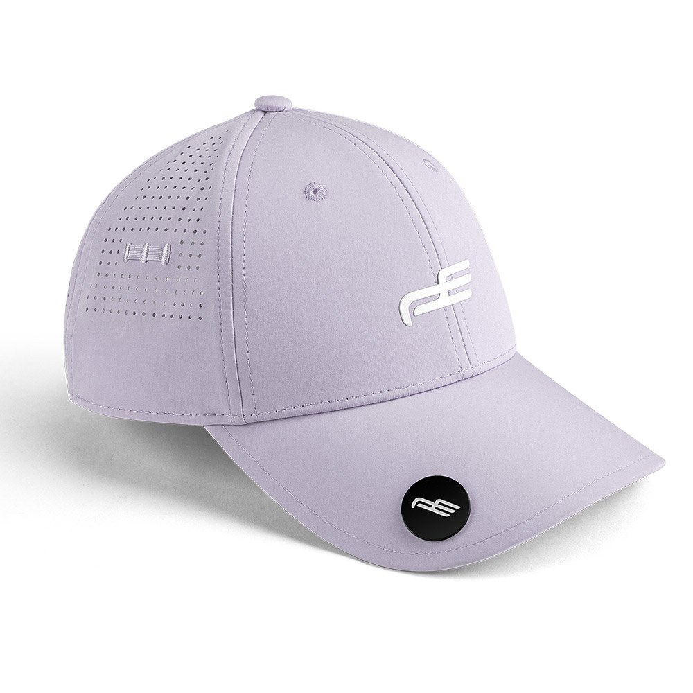 PlayEagle golf cap in purple with perforated side panels