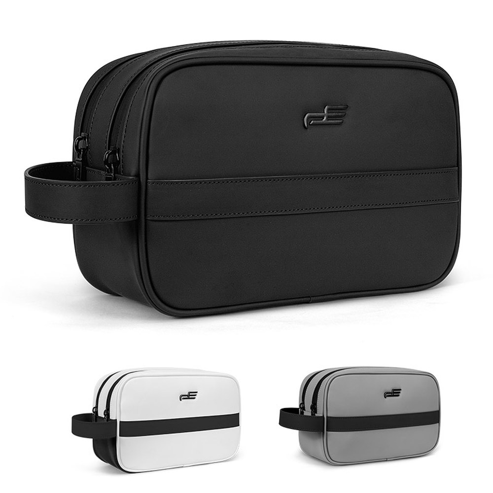 PlayEagle Light Luxury Accessories Pouch in black, white and grey