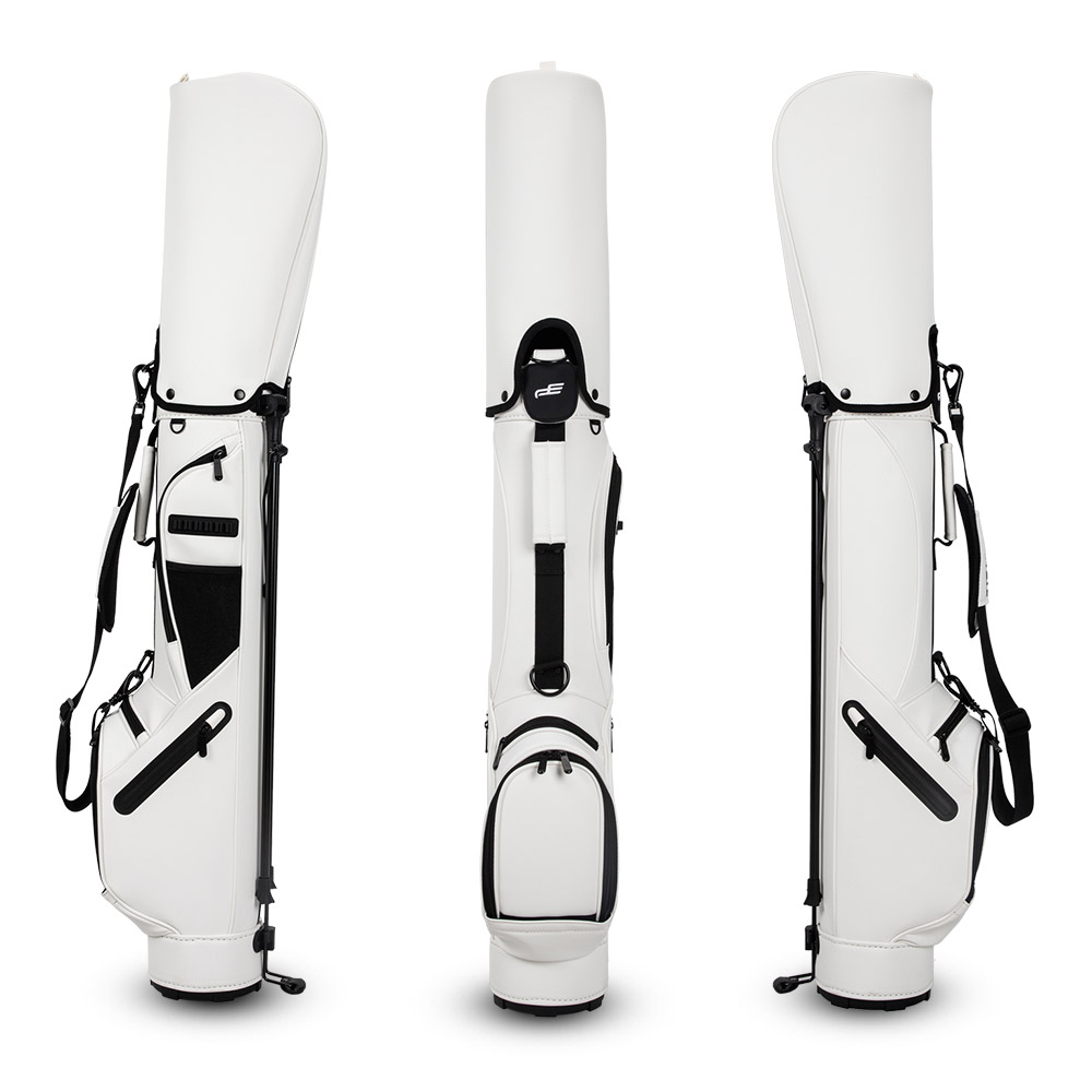 PlayEagle Players Pencil Stand Bag white detail angles
