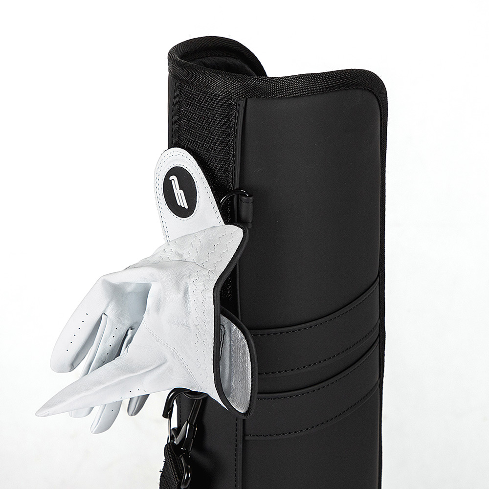 PlayEagle Golf Sunday Bag velcro glove patch closeup
