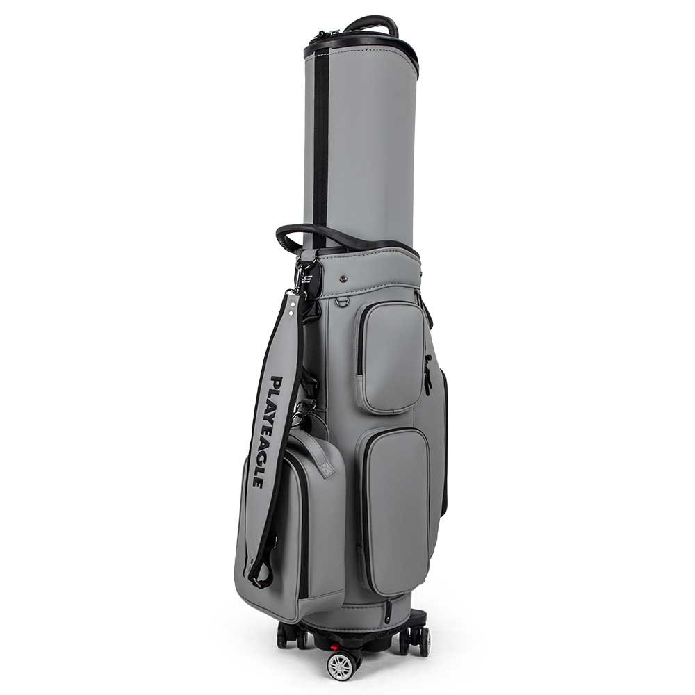 PlayEagle Golf Telescoping Cart Bag side view tube extended