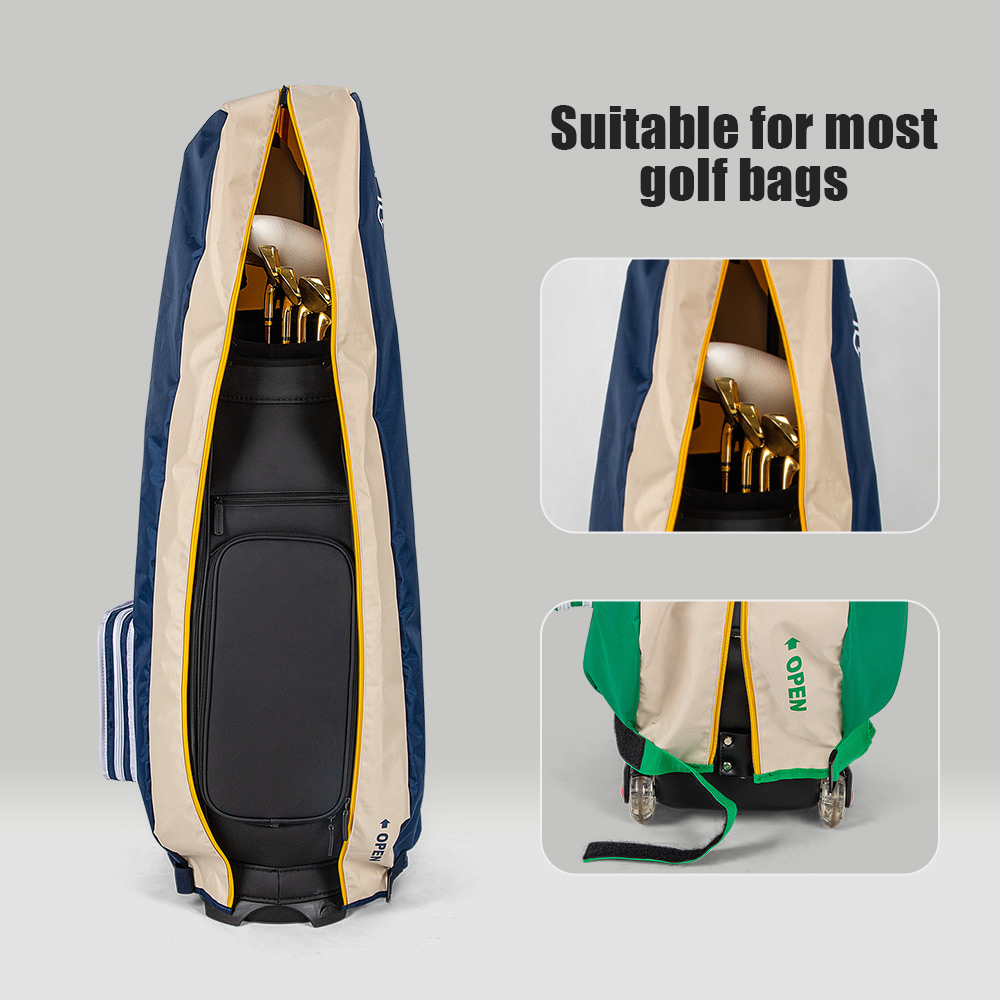 PlayEagle Golf Travel Bag Cover suitable for most golf bags, interior view