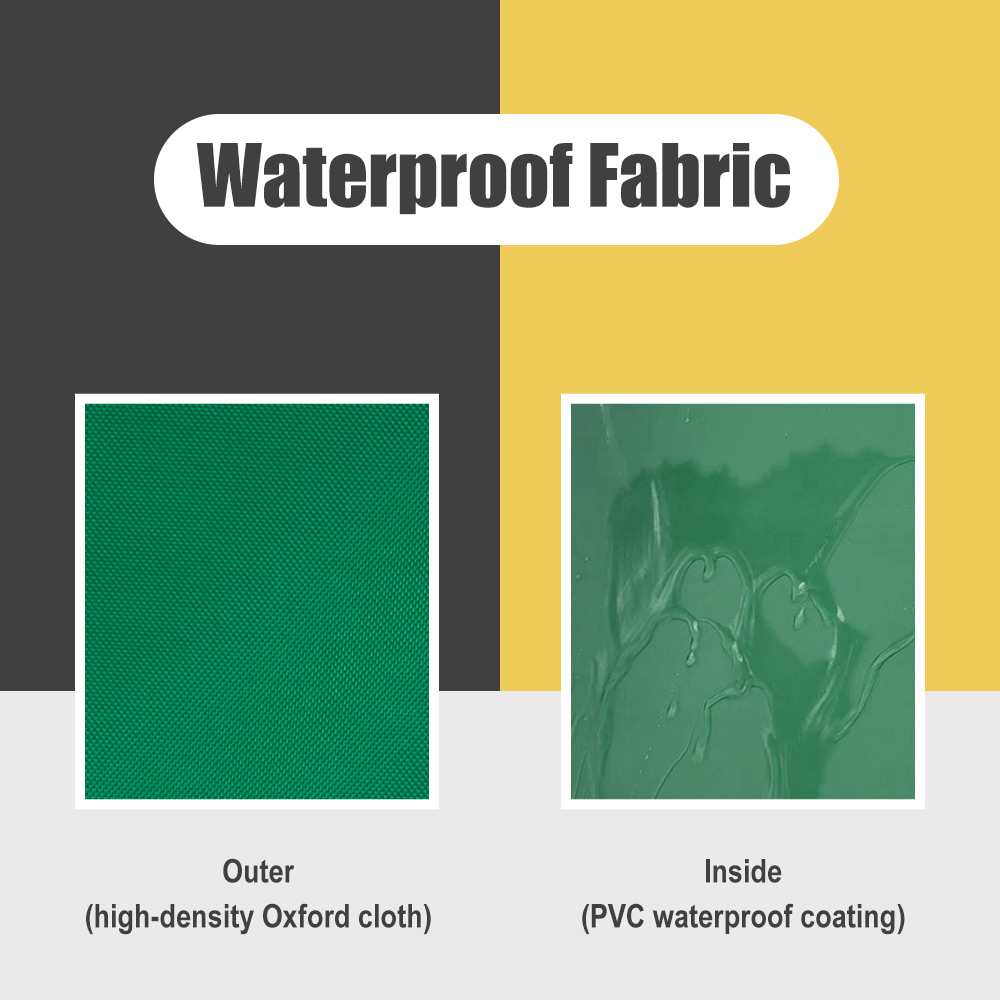 PlayEagle Golf Travel Bag Cover waterproof fabric material detail
